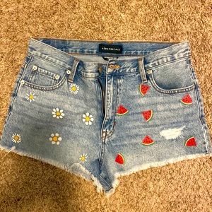 Aeropostale watermelon flower shorts